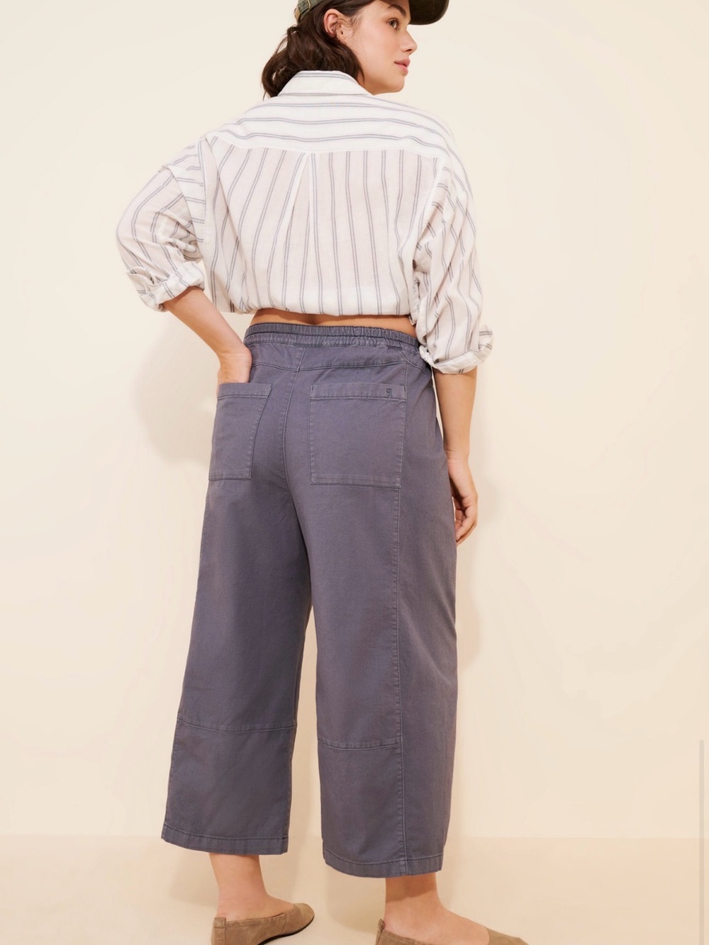 Anthropology x Pilcro The Izzie Relaxed Pull On Barrel Pants - Picture 2 of 5